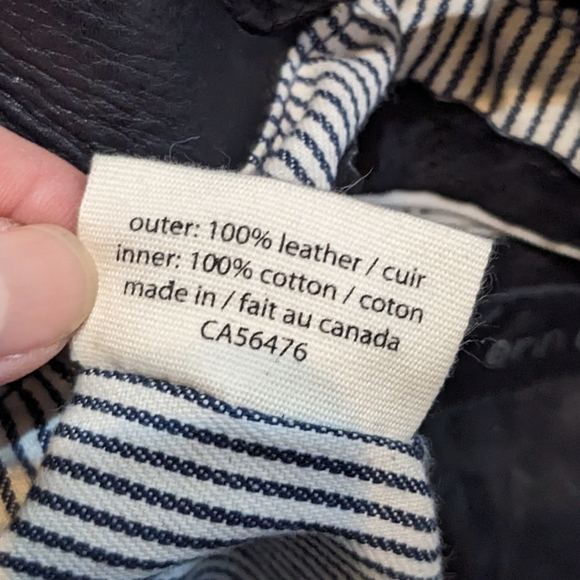 Erin Templeton Butter Soft Leather Double Long Leather Handle Bucket Bag Black - Picture 10 of 15